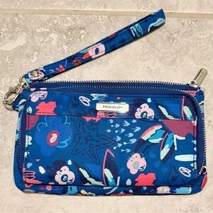 Travelon RFID Wristlet Wallet | Floral Print | Credit Card Protector
